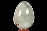 Polished Polychrome Jasper Egg - Madagascar #134587-1